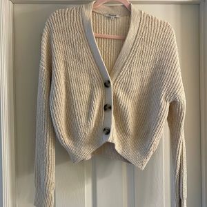 Greywood crop cardigan sweater